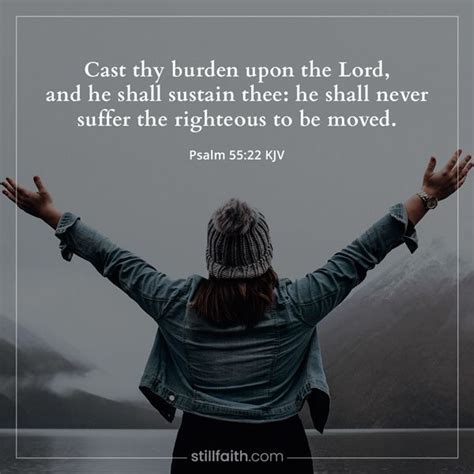 Cast Thy Burden Upon The Lord And He Shall Sustain Thee He Shall