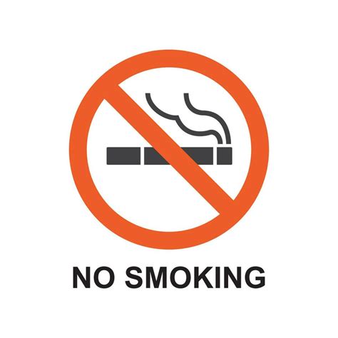 No smoking sign, smoking prohibited symbol isolated. 23674649 Vector ...