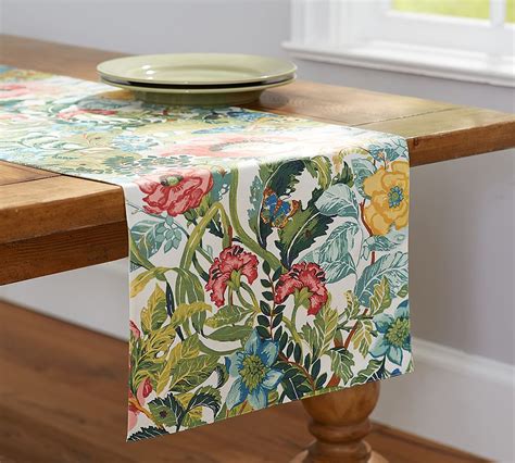 Lyla Garden Butterfly Table Runner Pottery Barn