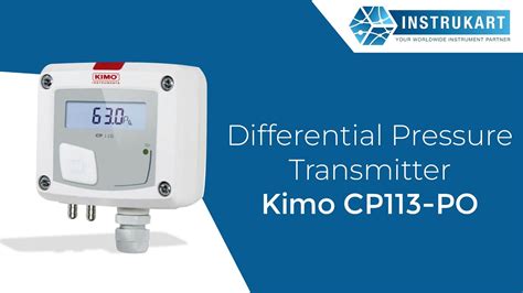 Kimo Cp Po Differential Pressure Transmitter Youtube