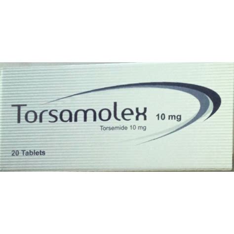 Torsamolex 10mg Torsemide 20 Tablets