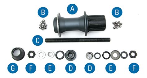 Mountain Bike Bicycle Rear Axle Assembly Diagram 40 Bicycle