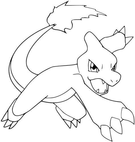 Charmeleon Drawing by greninja200 on DeviantArt