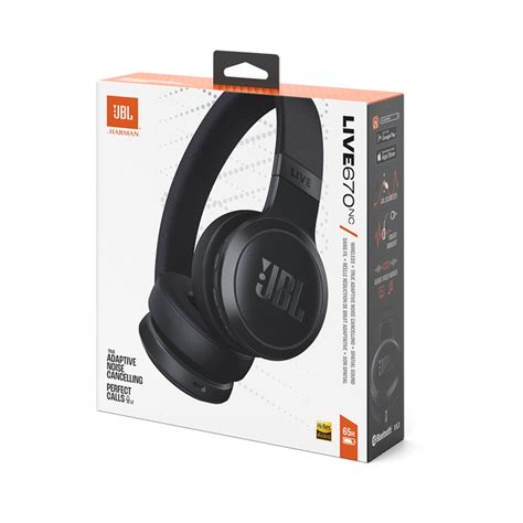 Jbl Live 670nc Wireless On Ear Headphones With True Adaptive Noise