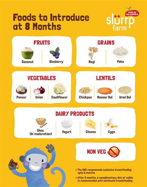 8 Months Baby Food Chart For Indian Infant Baby Food Chart Baby Food