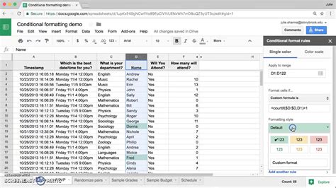 Google Sheets Conditional Formatting To Find Duplicates In One Column