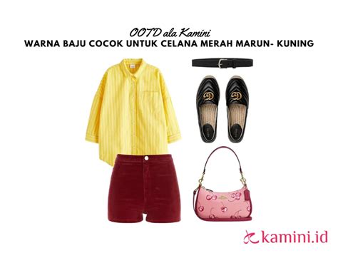 Warna Baju Yang Cocok Untuk Celana Merah Marun