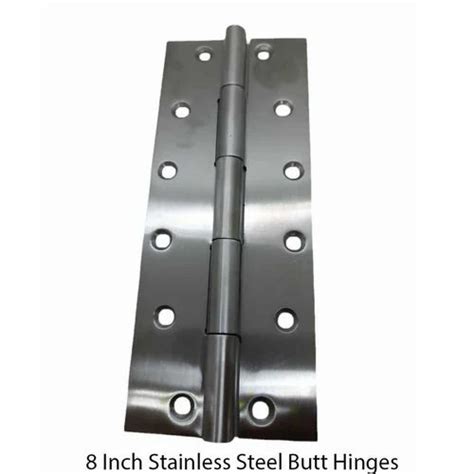 Black Point 8 Inch Stainless Steel Butt Hinges At 160 Piece In