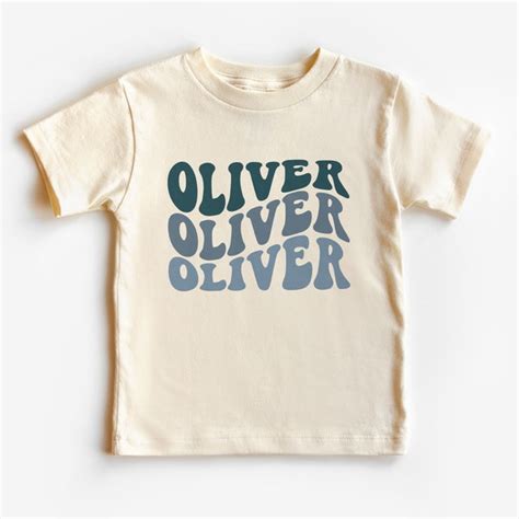 Personalized Name Toddler Shirt Etsy