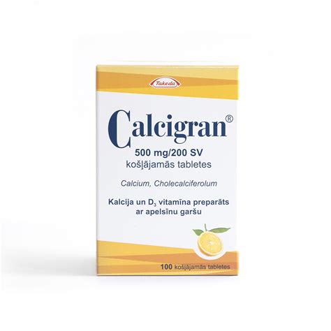 Calcigran 500 mg 200 SV košļājamās tabletes N100 B