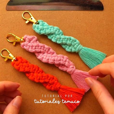 A Step By Step Diy Macrame Keychain Tutorial Artofit