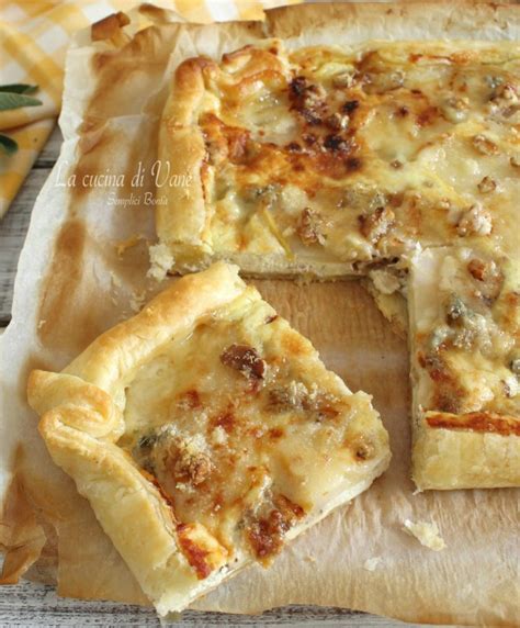 Sfogliata Con Gorgonzola Noci E Pere Ricetta Torta Salata Gustosa