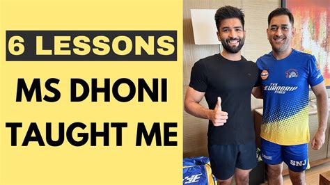 Secrets To Ms Dhonis Success That He Taught Me First Hand At Csk