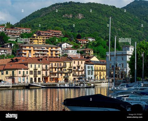 Omegna Verbano Cusio Ossola Piedmont Italy The Harbor On The Orta