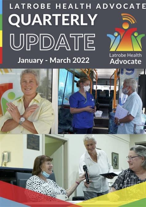 Quarterly Update January March Latrobe Health Advocate