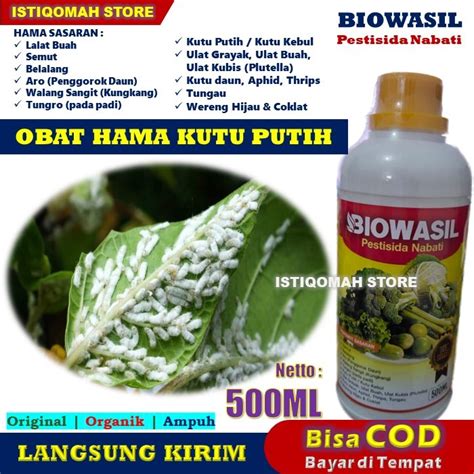 Jual Pestisida Nabati Paling Ampuh Obat Semprot Hama Kutu Putih Daun