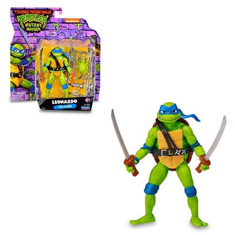 Tortugas Ninja Figura Leonardo Básica TMNT 7cm JOGUIBA