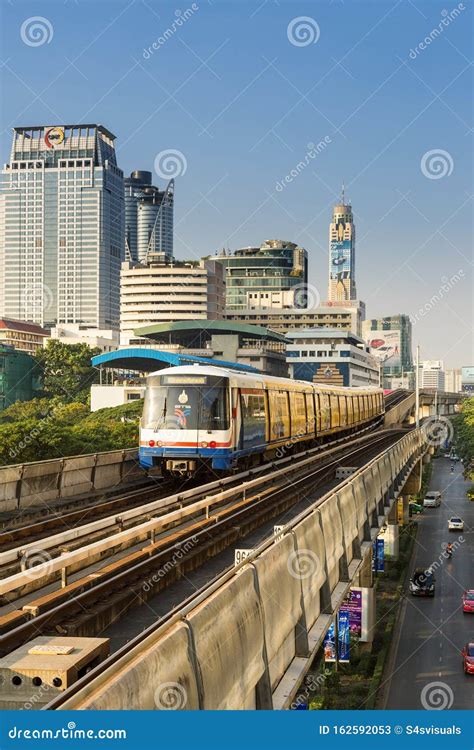 Thailand, Skytrain In Bangkok Editorial Photo | CartoonDealer.com ...