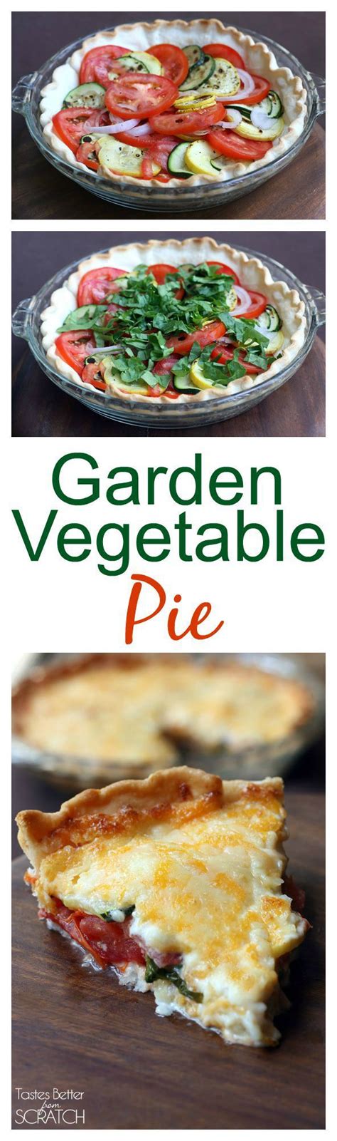 My Favorite Way To Use Up Zucchini Squash And Tomatoes This Garden Vegetable Pie Is Easy And