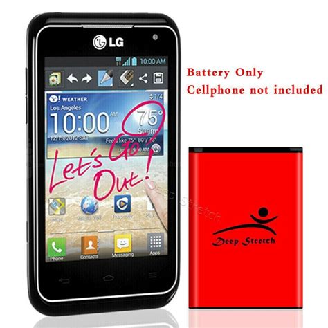 Large Power 3980mAh Substitutable Battery For LG Splendor US730 Android