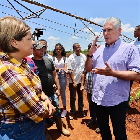 Díaz Canel en recorrido por Nueva Paz Radio Rebelde