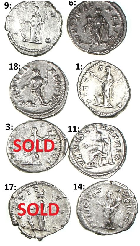 Ancient Roman Silver Denarii Coins Posted - UK (Ungraded) - The Silver ...