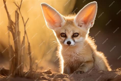 Premium Photo Fennec Fox In Its Natural Habitat Showcasing Its