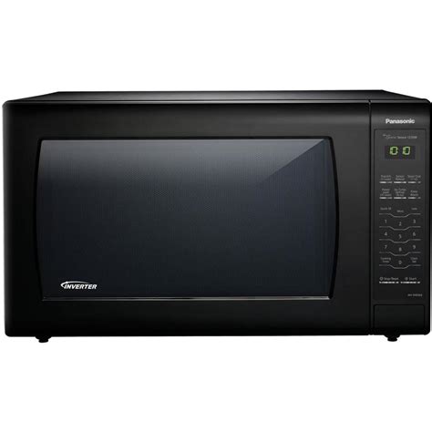 Panasonic 22 Cu Ft 1250 Watt Countertop Microwave Black At