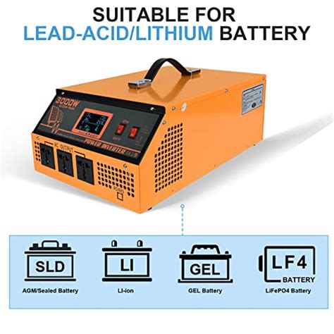 Eco Worthy All In One Solar Hybrid Charger Inverter Built In 3000w 24v Pure Sine Wave Power