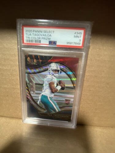 Panini Select Tua Tagovailoa Field Level Tri Color Prizm Psa