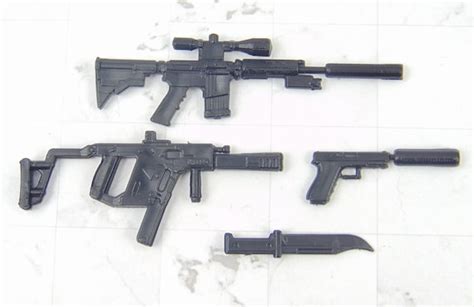 Custom Weapons Scale For Figures Rifle Smg Pistol Etsy