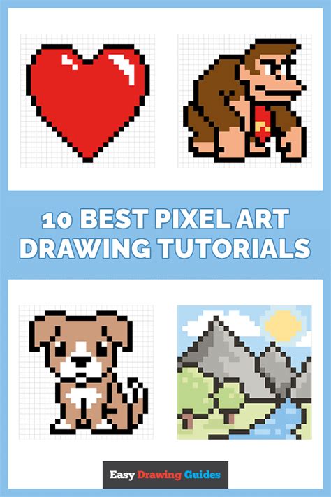 10 Easy Pixel Art Step By Step Drawing Tutorials