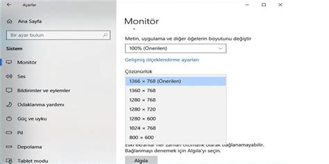 Windows Da Kullanman Z Gereken Ekran Ayar