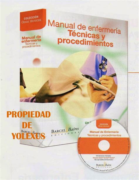 Manual De Enfermería Técnicas Y Procedimientos Con Cd