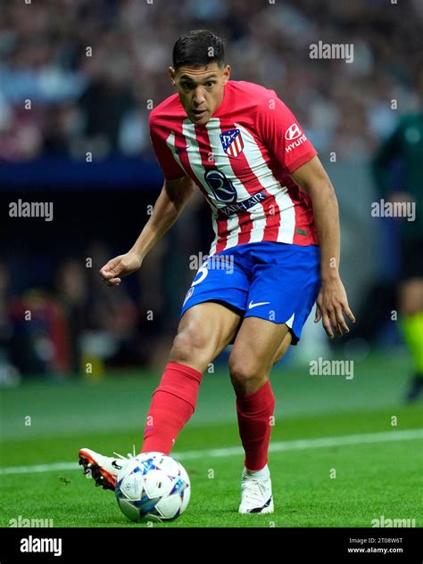 Nahuel Molina Of Atletico De Madrid During The Uefa Champions League