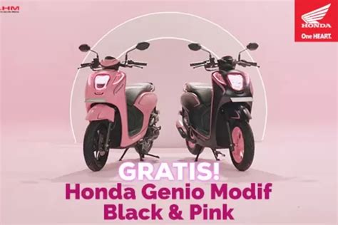 AHM Luncurkan Motor Honda Genio BlackPink Seperti Apa 40 OFF