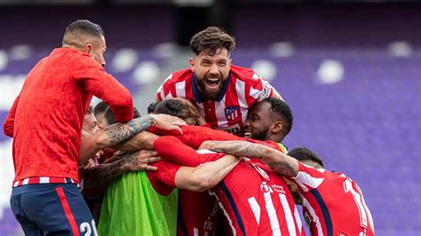 El Atl Tico De Madrid Se Proclama Campe N De Liga Tras Vencer Al Valladolid