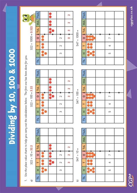 Division By And In Decimals Worksheet Live Worksheets