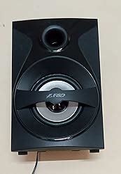 F D F X Channel Multi Media Speakers Black Wireless Bluetooth