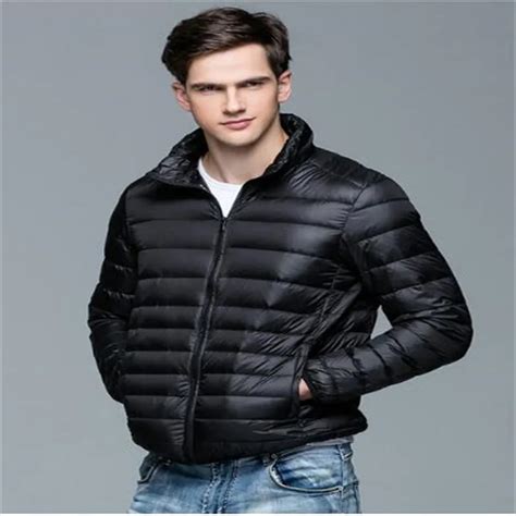 Oferta Chaqueta De Plum N De Pato Para Hombre Abrigo Ultradelgado