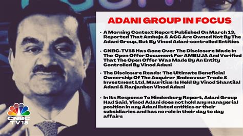 Cnbc Tv On Twitter Adani Group Spokesperson Has Responded To Cnbc