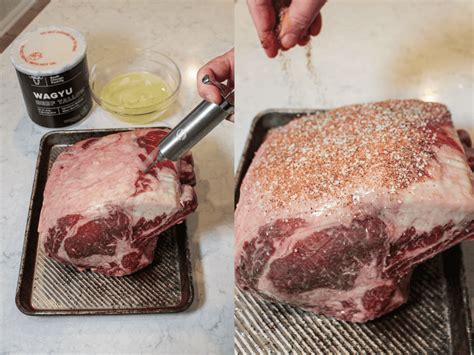 Rotisserie Prime Rib With Beef Tallow Injection Over The Fire Cooking