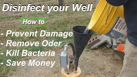 How To Disinfect Your Well Water Complete Instructions Youtube