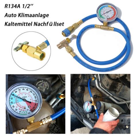 R A F Llschlauch Auto Klimaanlage K Ltemittel Nachf Llset Mit