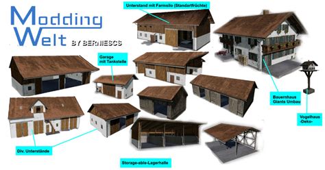 LS19 MW Plazierbares Hof Pack v 1 3 FINAL Platzierbare Objekte Mod für