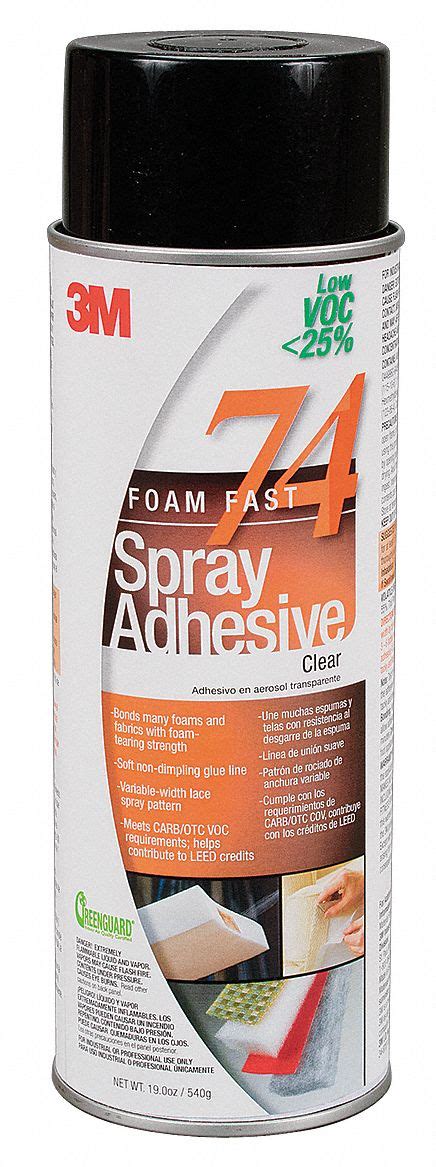 3M Spray Adhesive,Low VOC,24 oz. - 15E722|62-4880-4930-5 - Grainger