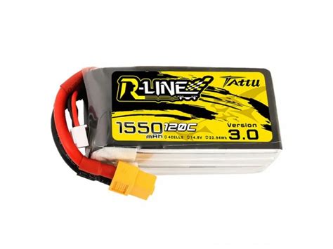 Gens Ace R Line 4S LiPo Accu 14 8V 1550mAh 120C XT60