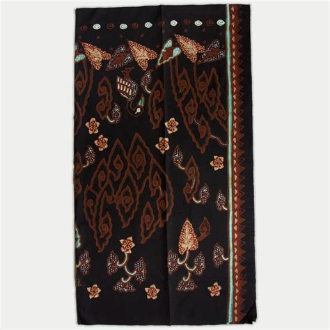 Kain Batik Tulis Mega Mendung Hitam Katun Primisima 2 Meter Batik Salma