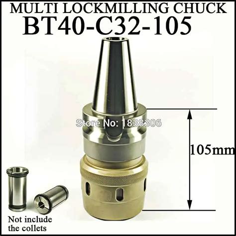 Máquina de mandril poderoso cnc 1 peça bt40 c32 suporte de ferramenta