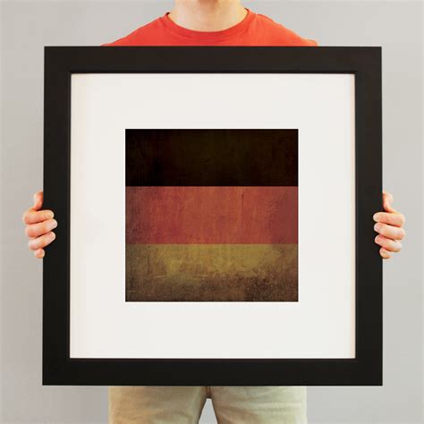 Germany Flag Art by City Prints - The Map Shop